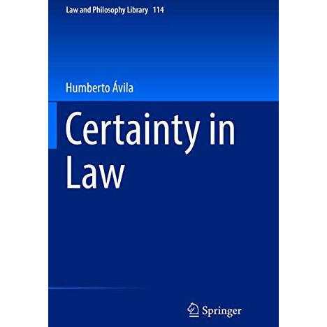 Certainty in Law [Paperback]