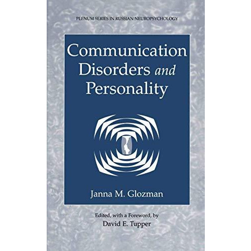 Communication Disorders and Personality [Paperback]