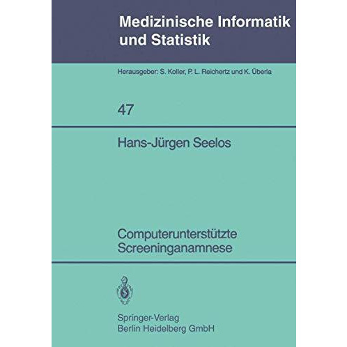 Computerunterst?tzte Screeninganamnese [Paperback]