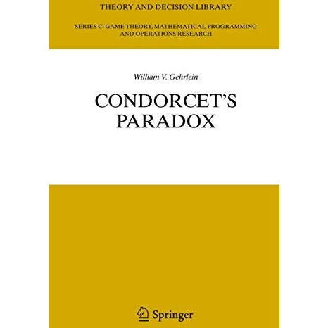 Condorcet's Paradox [Paperback]