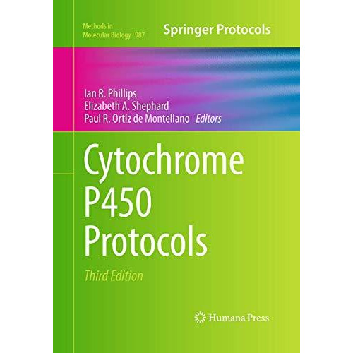 Cytochrome P450 Protocols [Paperback]