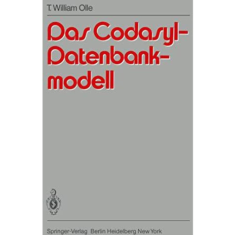 Das Codasyl-Datenbankmodell [Paperback]