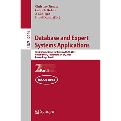 Database and Expert Systems Applications: 32nd International Conference, DEXA 20 [Paperback]