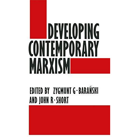 Developing Contemporary Marxism [Paperback]