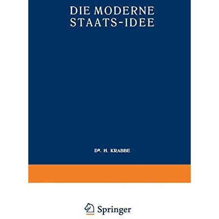 Die Moderne Staats-Idee [Paperback]