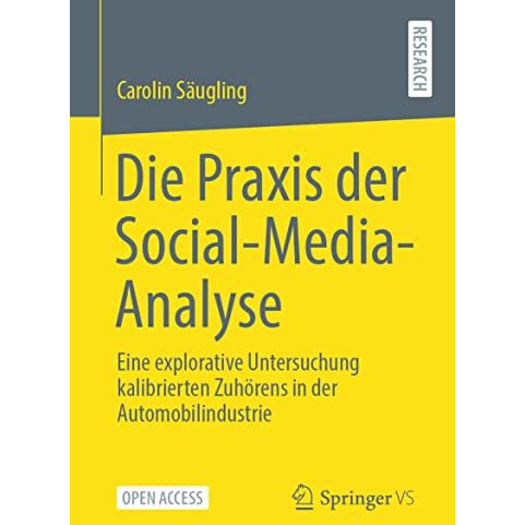 Die Praxis der Social-Media-Analyse: Eine explorative Untersuchung kalibrierten  [Paperback]