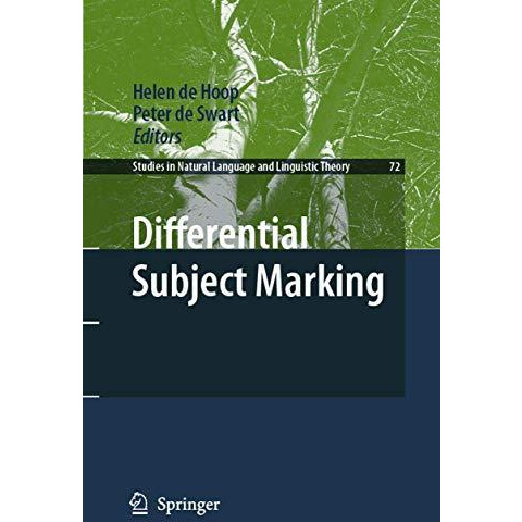 Differential Subject Marking [Hardcover]