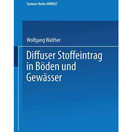 Diffuser Stoffeintrag in B?den und Gew?sser [Paperback]