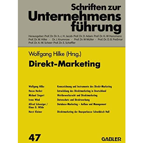 Direkt-Marketing [Paperback]