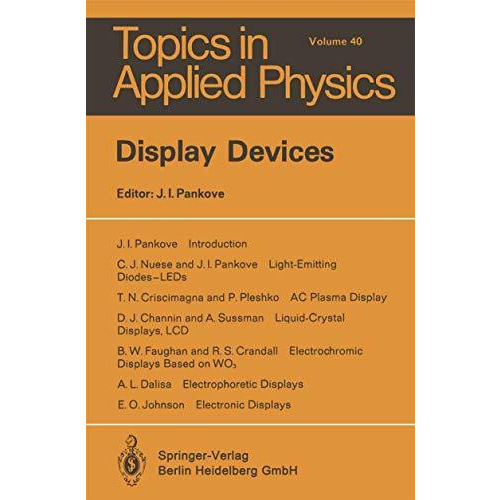 Display Devices [Paperback]