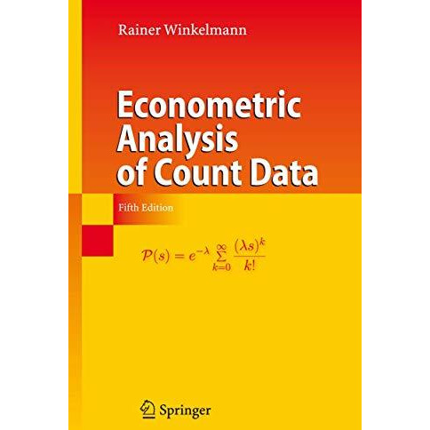 Econometric Analysis of Count Data [Paperback]