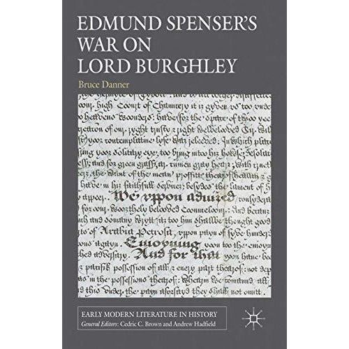 Edmund Spenser's War on Lord Burghley [Paperback]