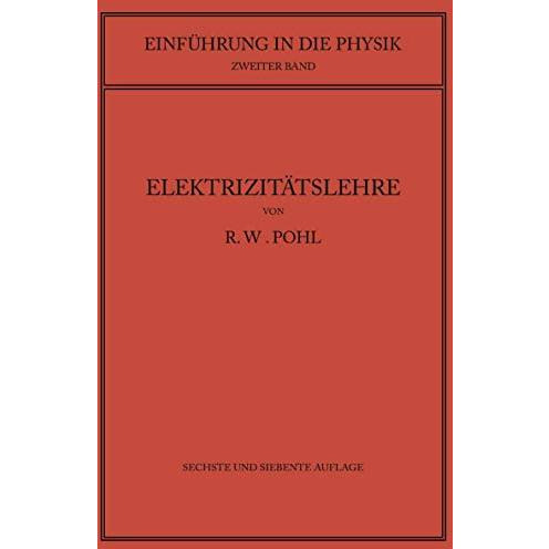 Einf?hrung in die Elektrizit?tslehre [Paperback]