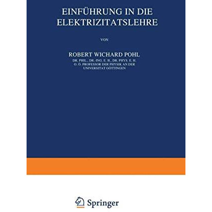 Einf?hrung in die Elektrizit?tslehre [Paperback]