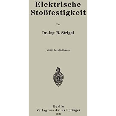 Elektrische Sto?festigkeit [Paperback]