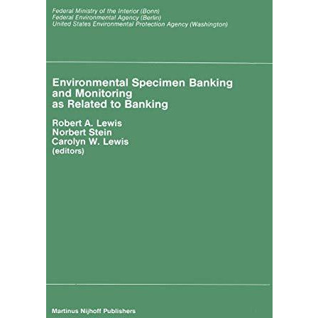 Environmental Specimen Banking and Monitoring as Related to Banking: Proceedings [Paperback]