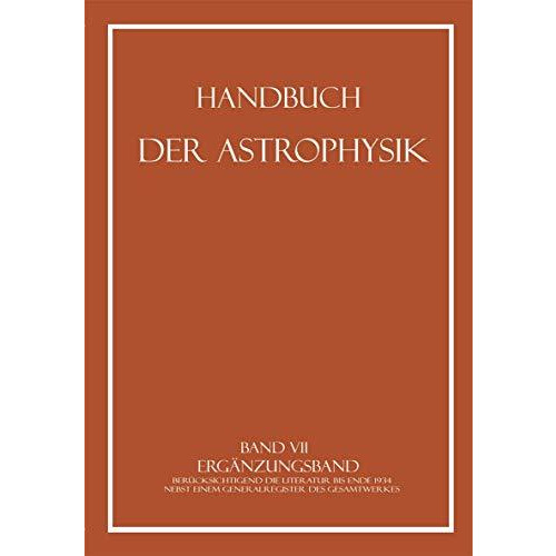 Erg?nzungsband: Ber?cksichtigend die Literatur bis ende 1934 nebst einem General [Paperback]