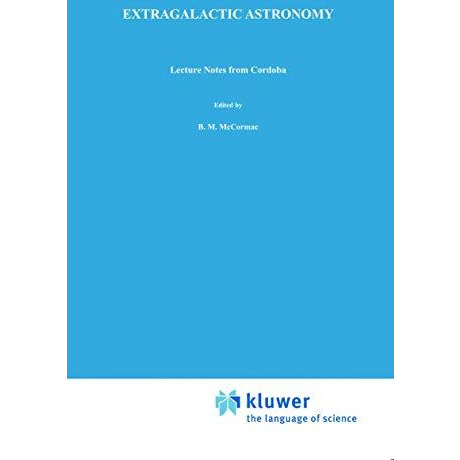 Extragalactic Astronomy: Lecture notes from C?rdoba [Paperback]