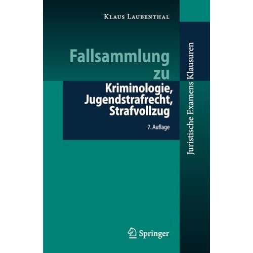 Fallsammlung zu Kriminologie, Jugendstrafrecht, Strafvollzug [Paperback]