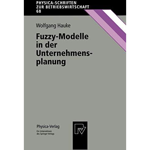 Fuzzy-Modelle in der Unternehmensplanung [Paperback]