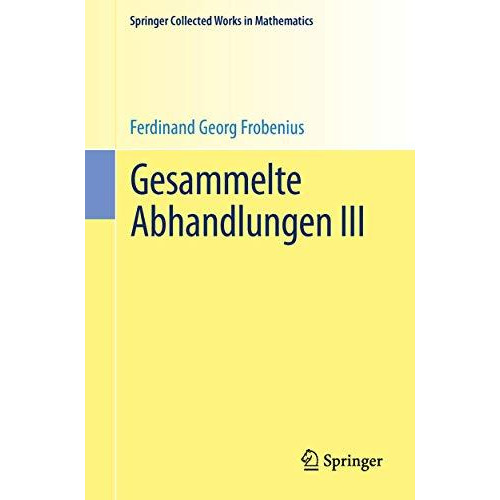 Gesammelte Abhandlungen III [Paperback]