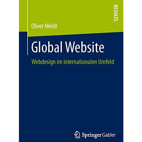 Global Website: Webdesign im internationalen Umfeld [Paperback]