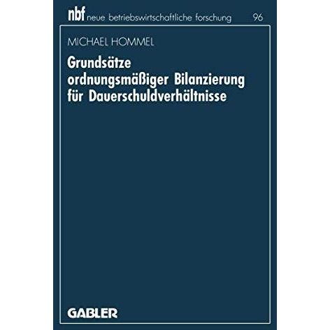 Grunds?tze ordnungsm??iger Bilanzierung f?r Dauerschuldverh?ltnisse [Paperback]