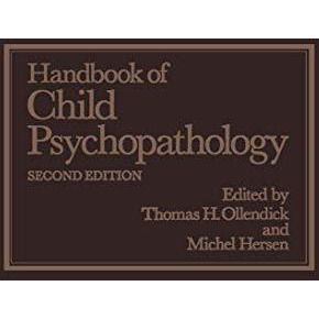 Handbook of Child Psychopathology [Paperback]