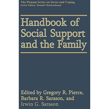 Handbook of Social Support and the Family [Paperback]