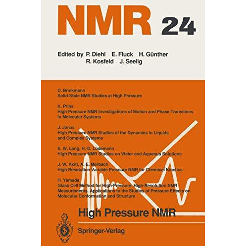 High Pressure NMR [Paperback]