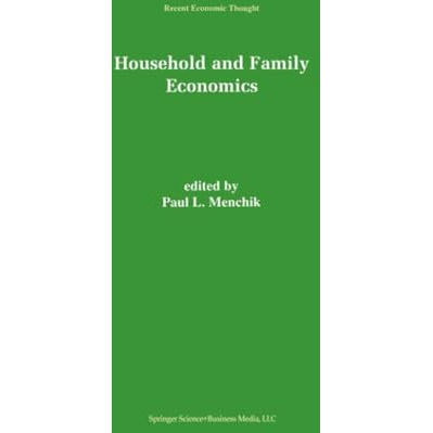 Household and Family Economics [Paperback]