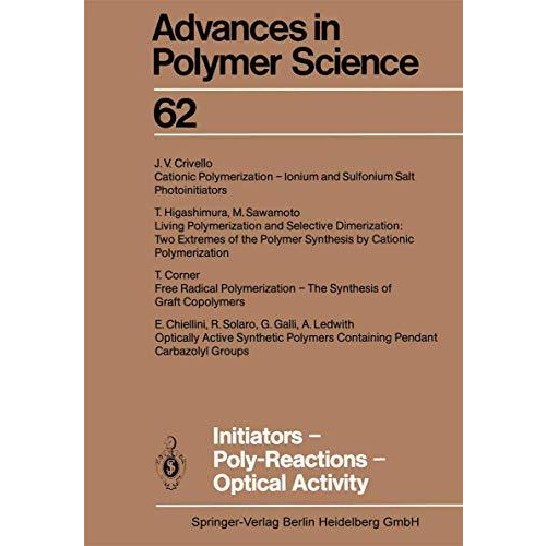 Initiators  Poly-Reactions  Optical Activity [Paperback]