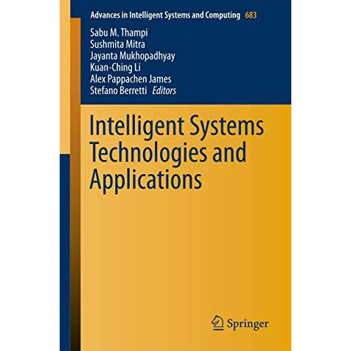 Intelligent Systems Technologies and Applications [Paperback]