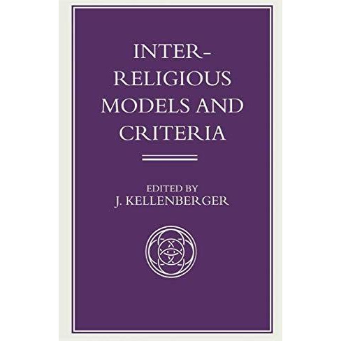 Inter-Religious Models and Criteria [Paperback]