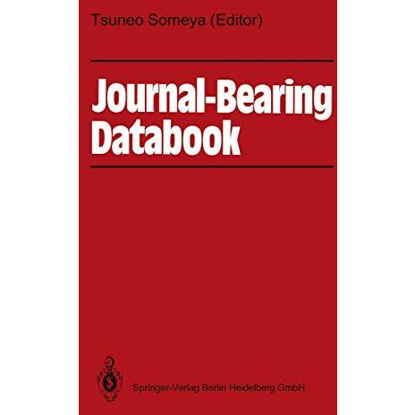 Journal-Bearing Databook [Paperback]