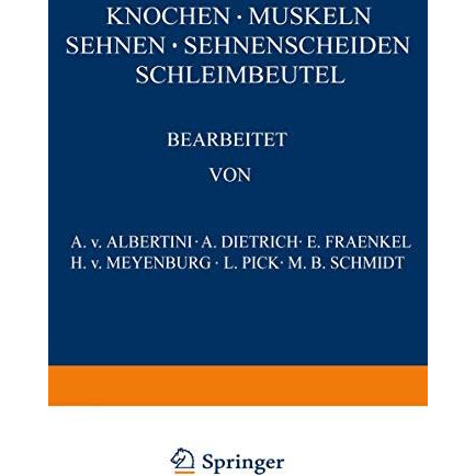 Knochen ? Muskeln Sehnen ? Sehnenscheiden Schleimbeutel [Paperback]