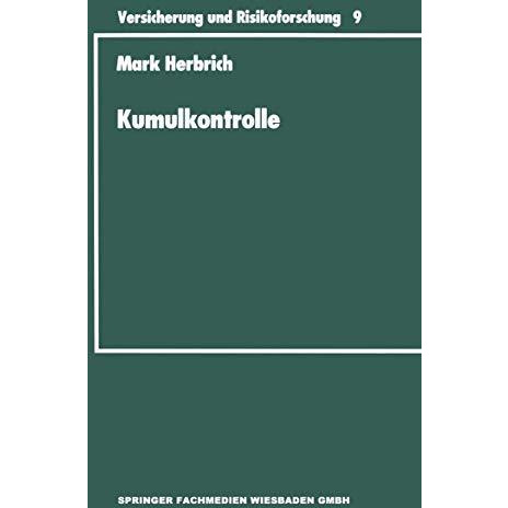 Kumulkontrolle [Paperback]