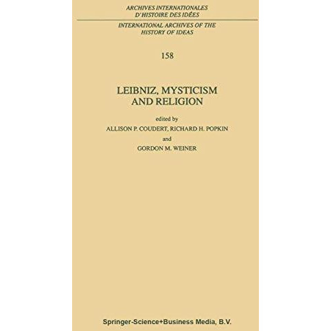 Leibniz, Mysticism and Religion [Hardcover]