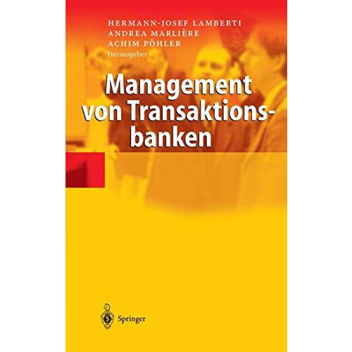 Management von Transaktionsbanken [Paperback]