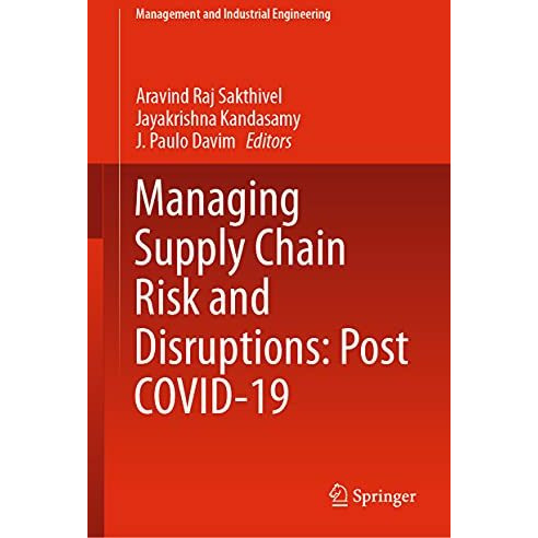 Managing Supply Chain Risk and Disruptions: Post COVID-19 [Hardcover]