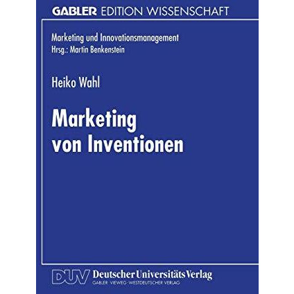 Marketing von Inventionen [Paperback]