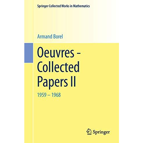 Oeuvres - Collected Papers II: 1959 - 1968 [Paperback]