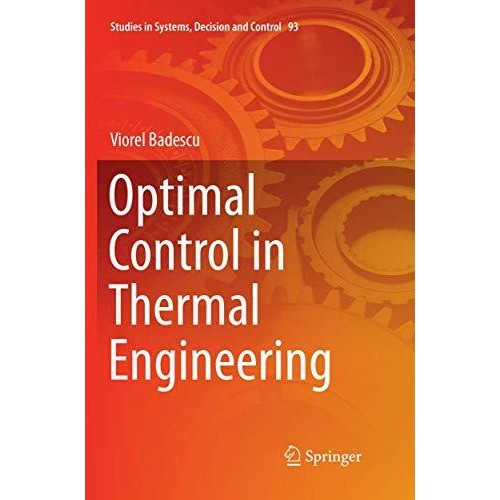 Optimal Control in Thermal Engineering [Paperback]