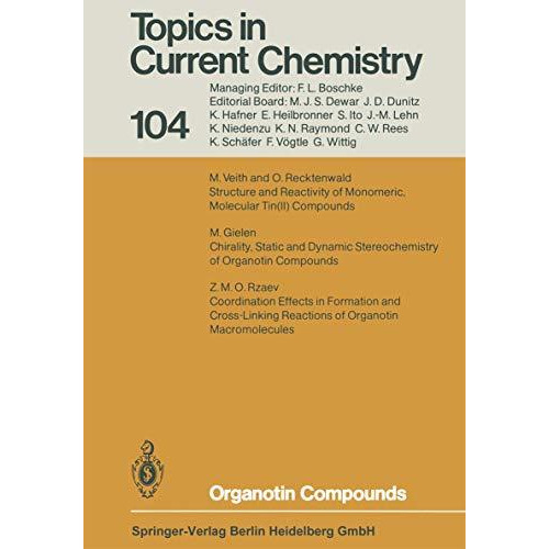 Organotin Compounds [Paperback]