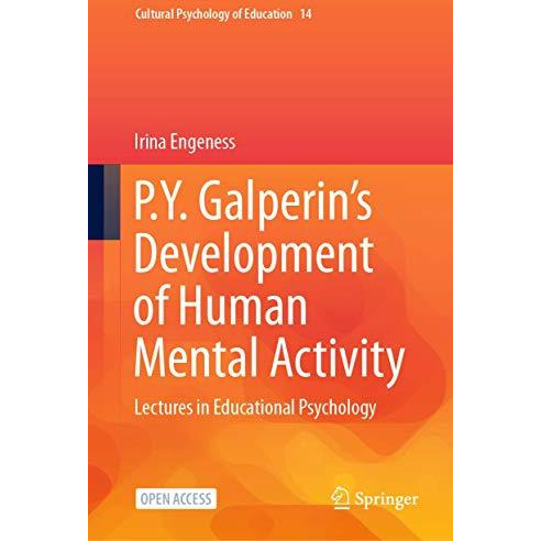 P.Y. Galperin's  Development of Human Mental Activity: Lectures in Educational P [Hardcover]