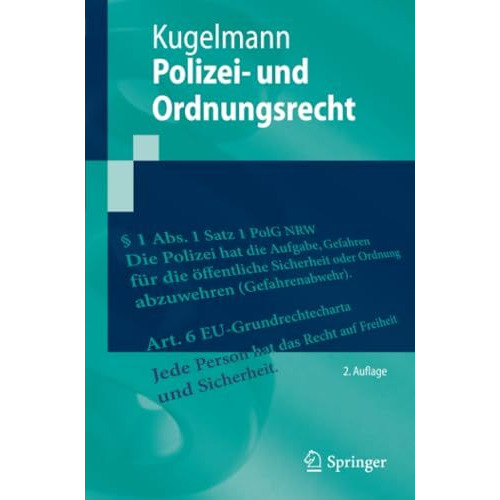 Polizei- und Ordnungsrecht [Paperback]