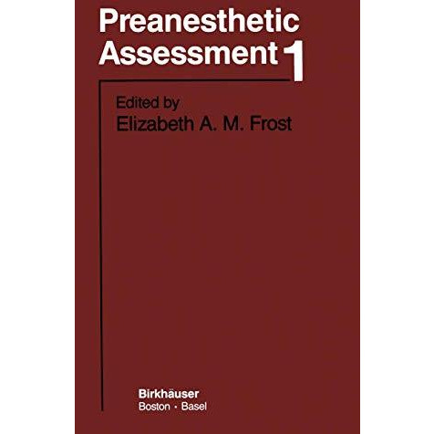 Preanesthetic Assessment 1 [Paperback]