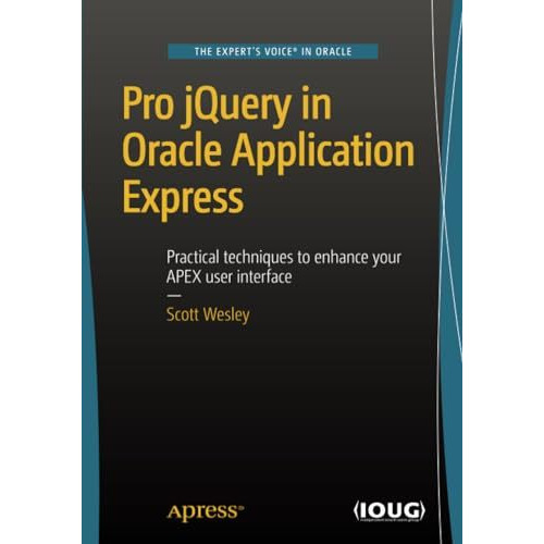 Pro jQuery in Oracle Application Express [Paperback]