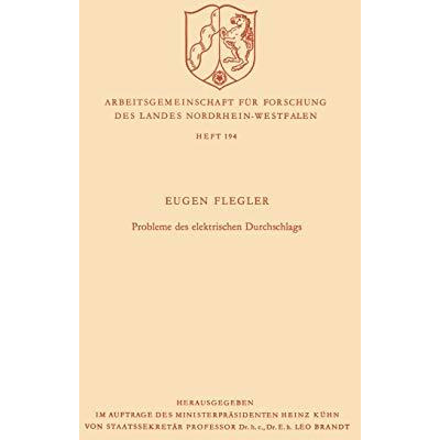 Probleme des elektrischen Durchschlags [Paperback]