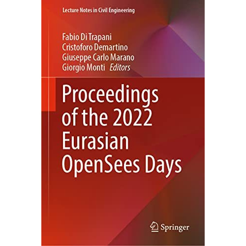 Proceedings of the 2022 Eurasian OpenSees Days [Hardcover]